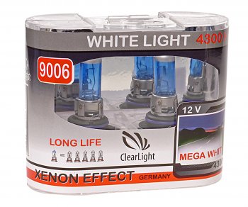689 р. Лампа 12V HB4 51W P22d бокс (2шт.) White Light CLEARLIGHT CLEARLIGHT ml9006wl  с доставкой в г. Керчь. Увеличить фотографию 1