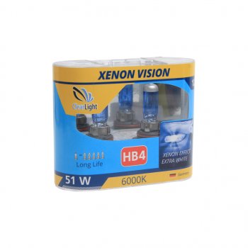 739 р. Лампа 12V HB4 55W P22d бокс (2шт.) Xenon Vision CLEARLIGHT CLEARLIGHT ml9006xv  с доставкой в г. Керчь. Увеличить фотографию 1