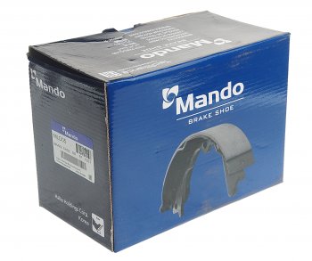 449 р. Колодки тормозные задние барабанные (4шт.) MANDO Daewoo Leganza (1997-2008)  с доставкой в г. Керчь. Увеличить фотографию 3
