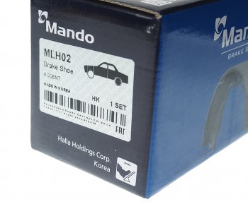 1 069 р. Колодки тормозные HYUNDAI Accent (95-) задние барабанные (4шт.) MANDO MANDO mlh02  с доставкой в г. Керчь. Увеличить фотографию 4