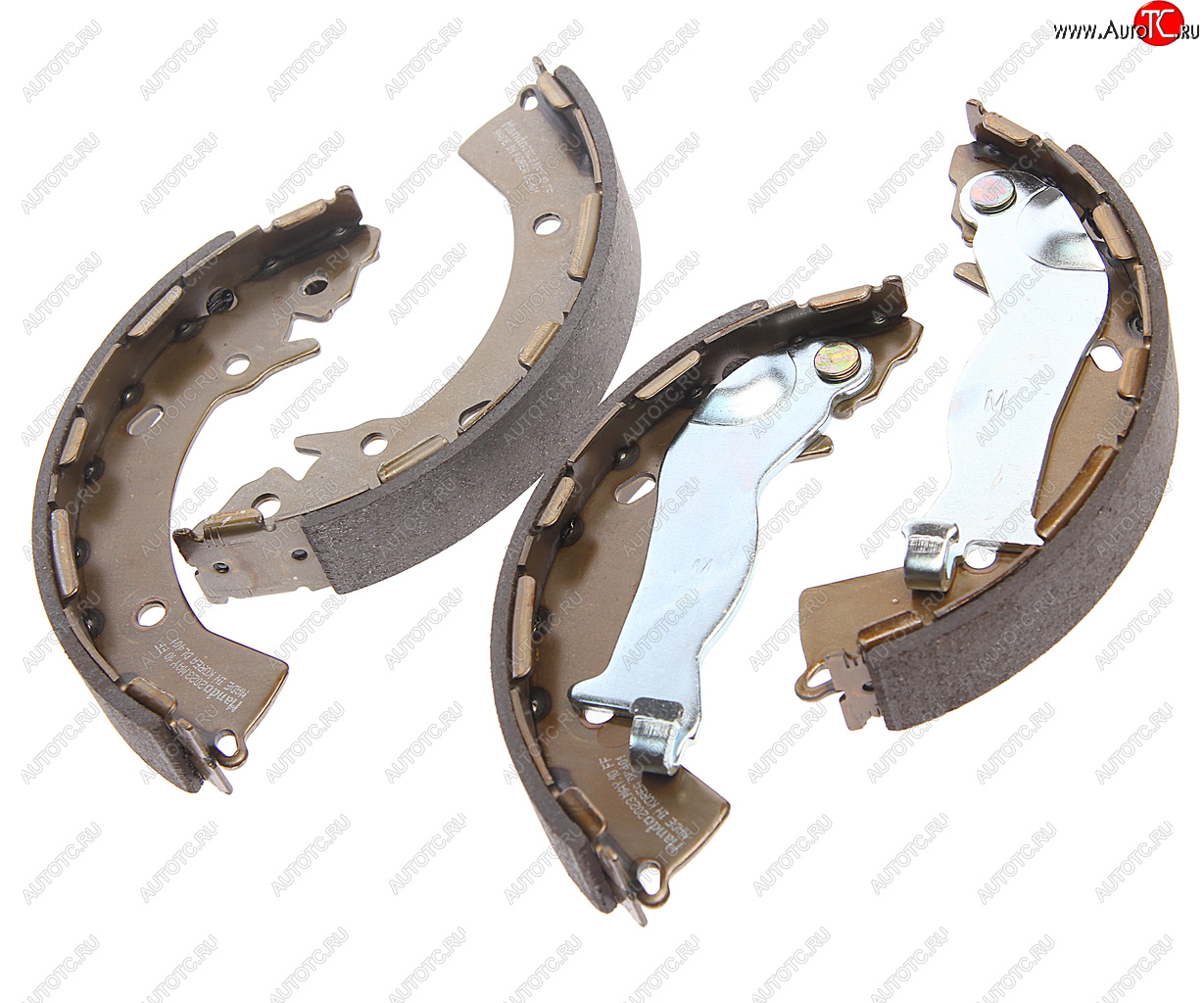 3 299 р. Колодки тормозные задние барабанные (4шт.) MANDO Hyundai Solaris HCR седан дорестайлинг (2017-2020)  с доставкой в г. Керчь