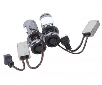 4 199 р. Лампа светодиодная 12V H4 P43t с линзой (2шт.) OPTIMA OPTIMA ml-h4-40  с доставкой в г. Керчь. Увеличить фотографию 2