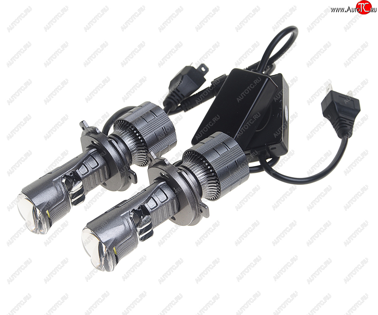 6 449 р. Лампа светодиодная 12V H4 P43t с линзой (2шт.) OPTIMA OPTIMA ml-h4-50 OPTIMA ml-h4-50  с доставкой в г. Керчь