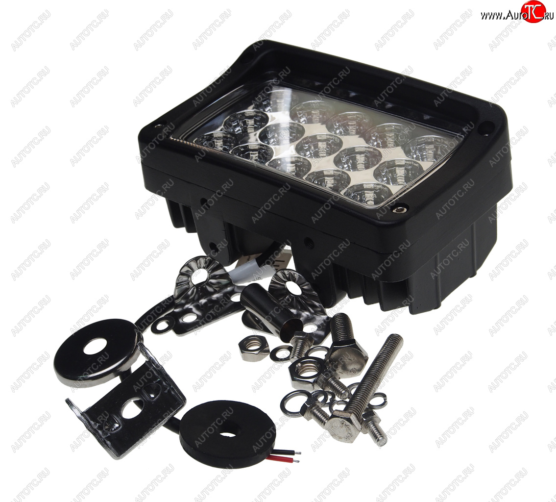 3 889 р. Фара рабочего света 156x65x95мм 45Вт (15 светодиодов) IP68 Pro Spot LUMEN LUMEN mlp-pre45wl3147s  с доставкой в г. Керчь