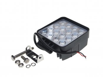 1 599 р. Фара рабочего света 125x107x58мм 48Вт (16 светодиодов) IP67 Slim Flood LUMEN LUMEN mlp-sle48ws1857f  с доставкой в г. Керчь. Увеличить фотографию 1
