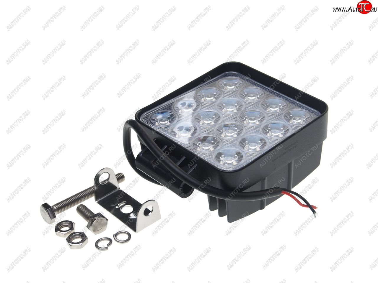 1 599 р. Фара рабочего света 125x107x58мм 48Вт (16 светодиодов) IP67 Slim Flood LUMEN LUMEN mlp-sle48ws1857f  с доставкой в г. Керчь