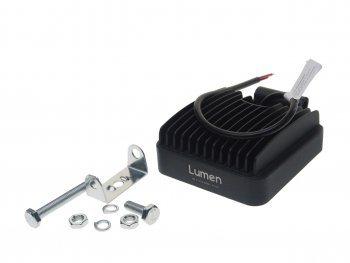 1 539 р. Фара рабочего света 106x106x40мм 48Вт (16 светодиодов) IP67 Super Slim Flood LUMEN LUMEN mlp-sse48ws-2418f  с доставкой в г. Керчь. Увеличить фотографию 3