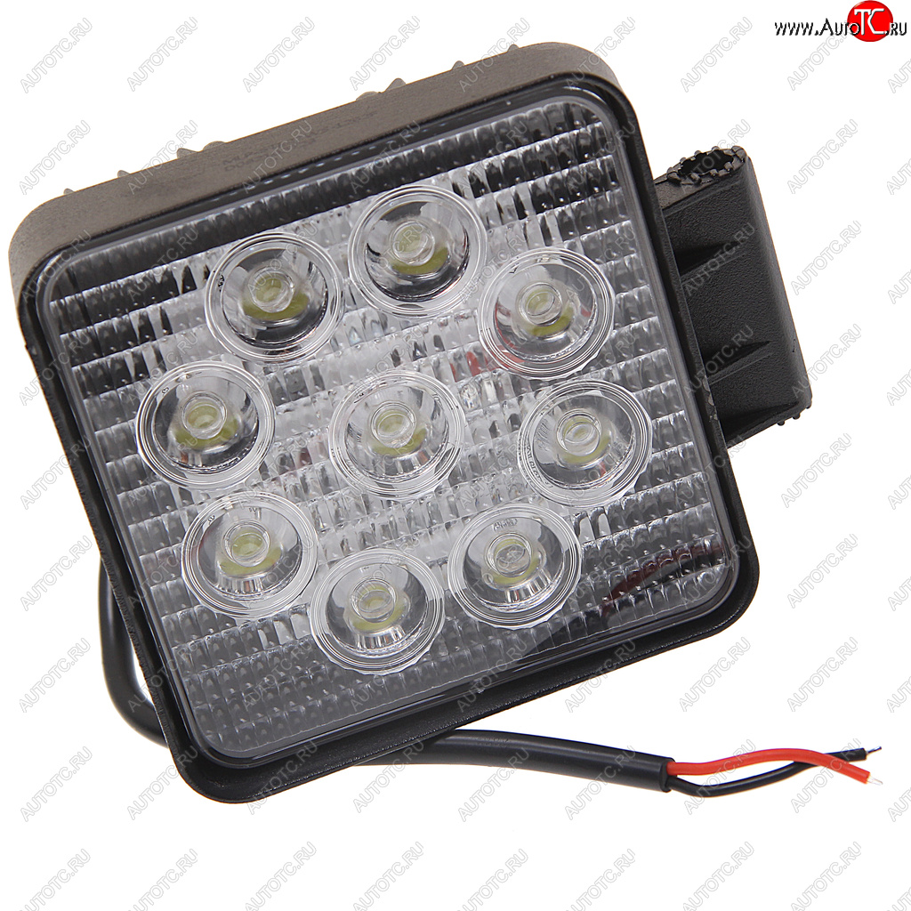 1 369 р. Фара рабочего света 125x110x50мм 27Вт (9 светодиодов) IP68 Standart Flood LUMEN LUMEN mlp-ste27ws1262f  с доставкой в г. Керчь