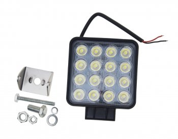 1 739 р. Фара рабочего света 127x110x68мм 48Вт (16 светодиодов) IP68 Standart Flood LUMEN LUMEN mlp-ste48ws1258f  с доставкой в г. Керчь. Увеличить фотографию 2