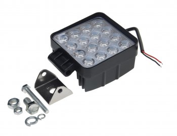 1 739 р. Фара рабочего света 127x110x68мм 48Вт (16 светодиодов) IP68 Standart Flood LUMEN LUMEN mlp-ste48ws1258f  с доставкой в г. Керчь. Увеличить фотографию 1