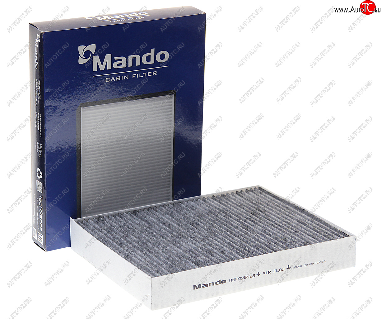 969 р. Фильтр воздушный салона VW Touareg (11-) угольный MANDO MANDO mmf025188 MANDO mmf025188  с доставкой в г. Керчь