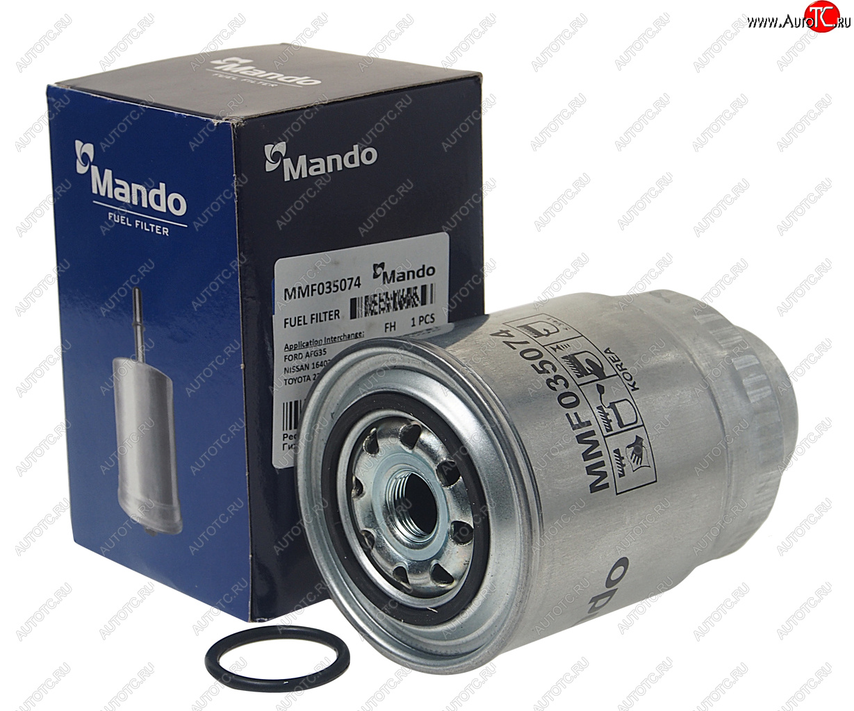 649 р. Фильтр топливный TOYOTA Land Cruiser 80,90,120 (80-07-),Hiace (84-06-) (DTDI) MANDO MANDO mmf035074  с доставкой в г. Керчь
