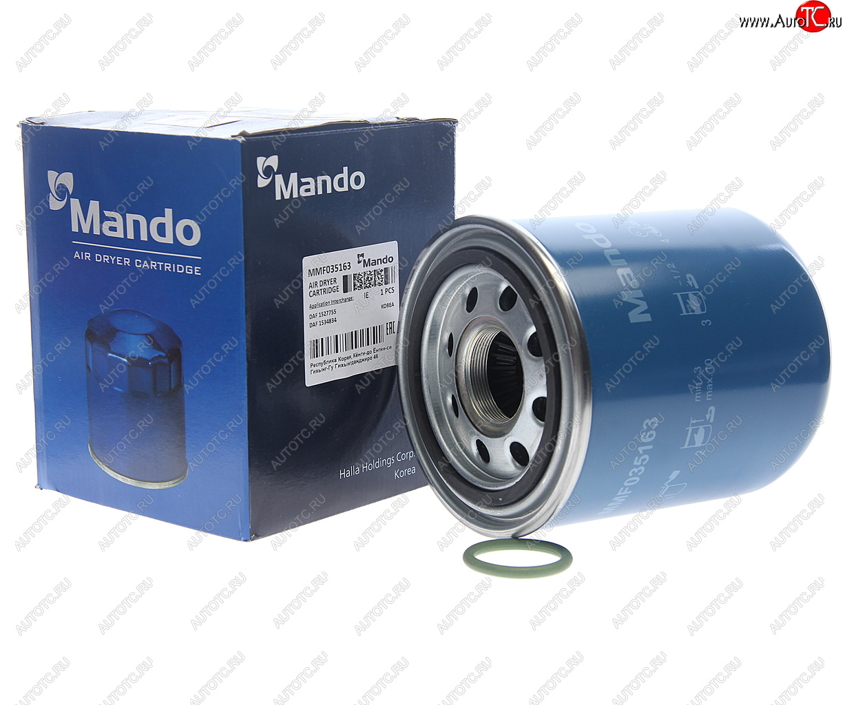 3 589 р. Фильтр-патрон DAF CF75,CF85 осушителя воздуха MANDO MANDO mmf035163  с доставкой в г. Керчь