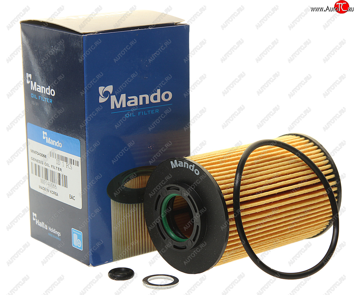 499 р. Фильтр масляный HYUNDAI Sonata NF (07-) (3.3),ix55 (08-) (3.8) KIA Sorento (08-) (3.3) MANDO MANDO mmf040066  с доставкой в г. Керчь
