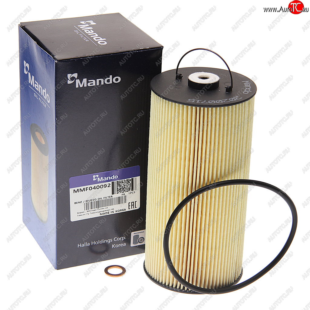 262 р. Фильтр масляный SSANGYONG Korando,Musso (OM600) MANDO MANDO mmf040092 MANDO mmf040092  с доставкой в г. Керчь