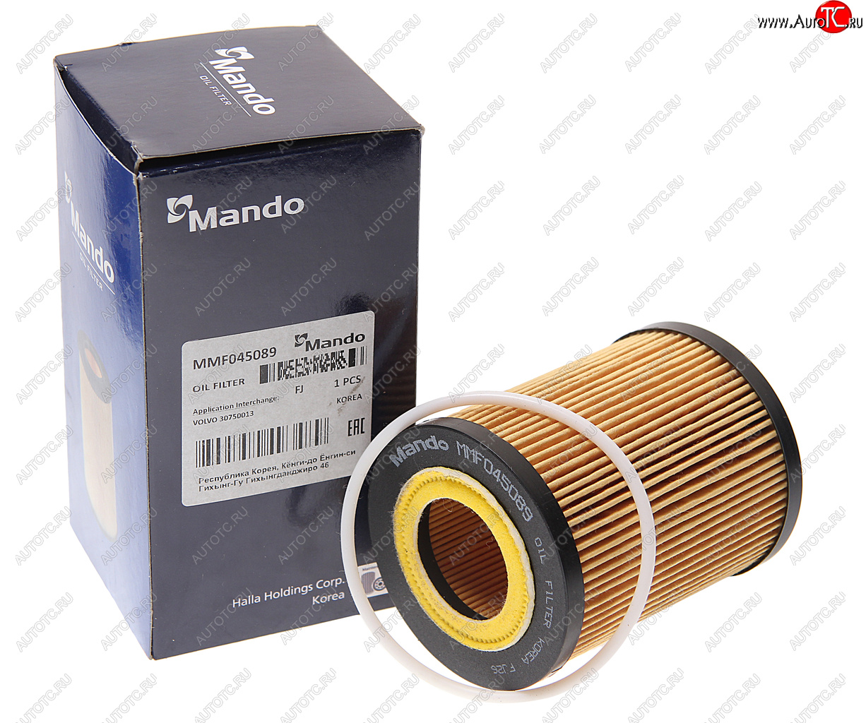 459 р. Фильтр масляный LAND ROVER Freelander (06-12) (3.2) VOLVO S80 (06-),XC70 (07-) (3.03.2) MANDO MANDO mmf045089  с доставкой в г. Керчь