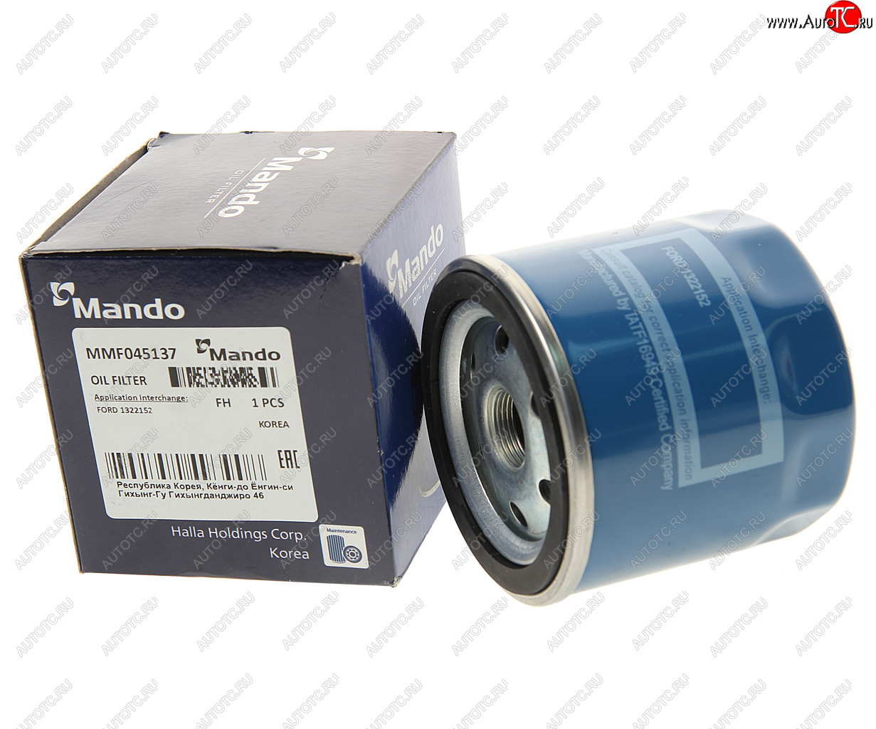 389 р. Фильтр масляный FORD Focus (98-04),Transit (-00) (D/TDI) MANDO MANDO mmf045137 MANDO mmf045137  с доставкой в г. Керчь
