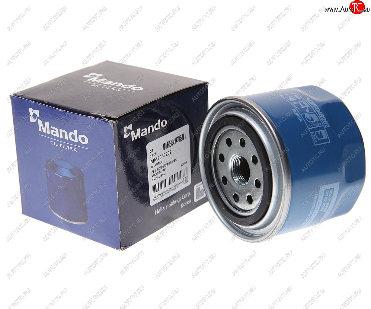 299 р. Фильтр масляный VOLVO 440,460,480 (88-96) ALFA ROMEO 156,166 (TDI) MANDO MANDO mmf045202 MANDO mmf045202  с доставкой в г. Керчь