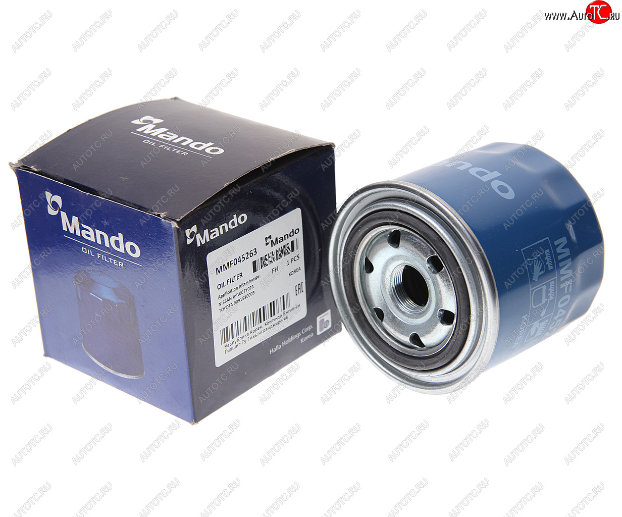 599 р. Фильтр масляный TOYOTA Avensis (97-03-),Rav 4 (01-),Corolla (97-02) (D) MANDO MANDO mmf045263 MANDO mmf045263  с доставкой в г. Керчь