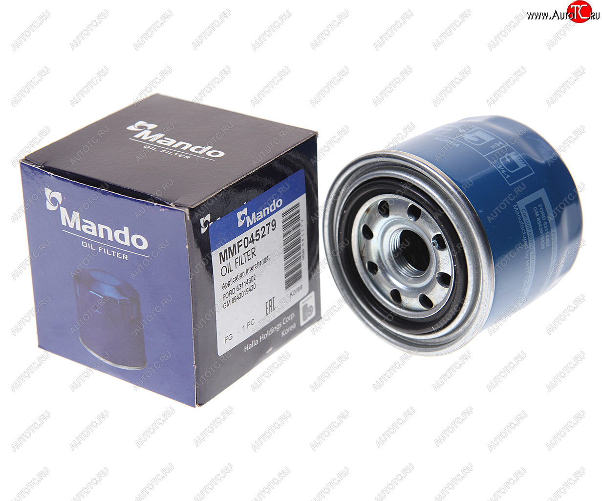 299 р. Фильтр масляный HYUNDAI Sonata,Accent,Lantra KIA Rio 3,Cerato MITSUBISHI Galant,Pajero (06-) MANDO MANDO mmf045279  с доставкой в г. Керчь