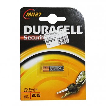 529 р. Батарейка A27 MN27 12V (пульт сигнализации) блистер 1шт. Alkaline Security DURACELL DURACELL mn27-1bl  с доставкой в г. Керчь. Увеличить фотографию 1