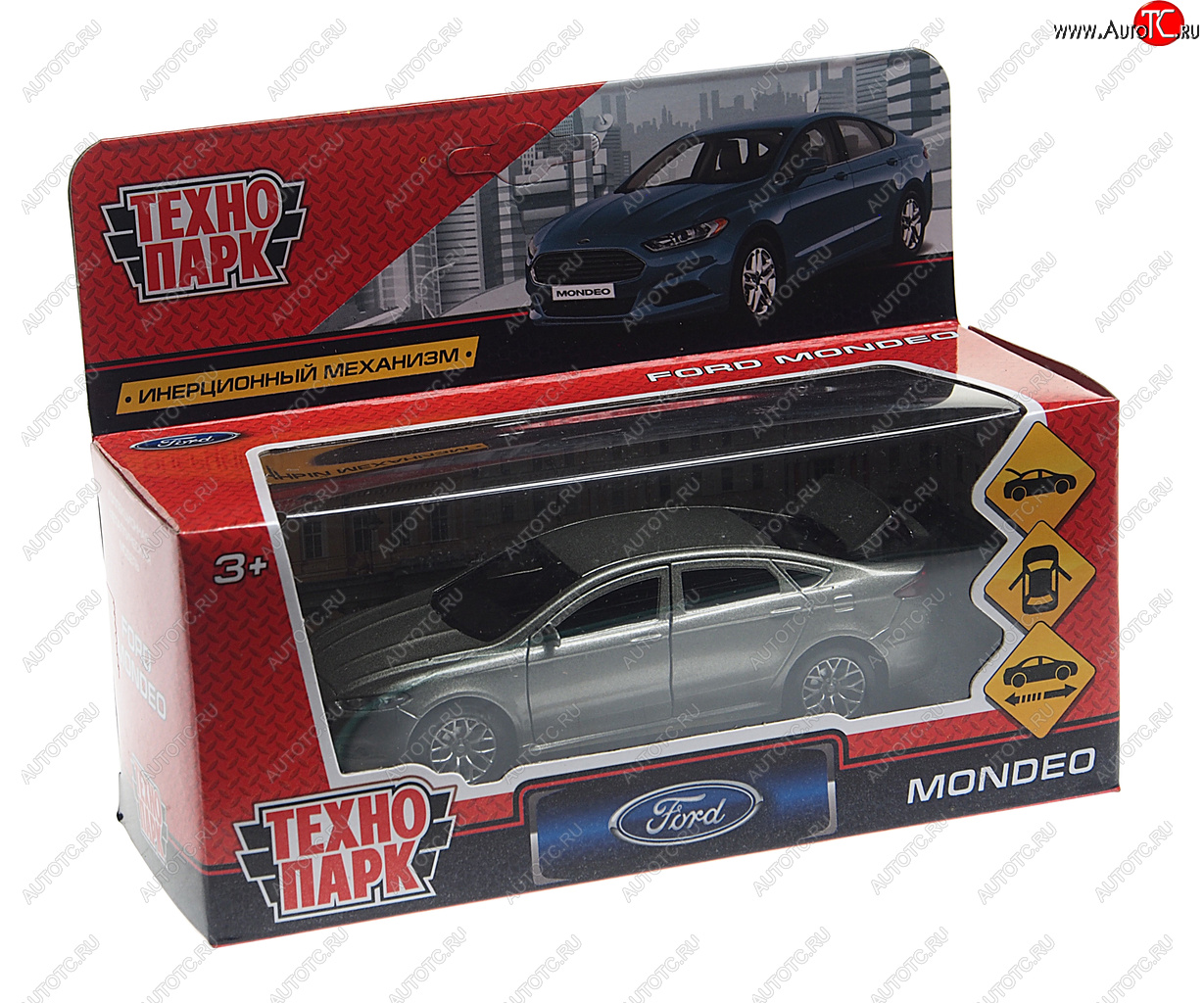 919 р. Модель автомобиля FORD Mondeo металлическая ТЕХНОПАРК ТЕХНОПАРК mondeo-gy  с доставкой в г. Керчь