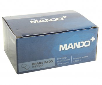 1 229 р. Колодки тормозные передние (4шт.) MANDO Ford Focus 2 хэтчбэк 3 дв. рестайлинг (2007-2011)  с доставкой в г. Керчь. Увеличить фотографию 3