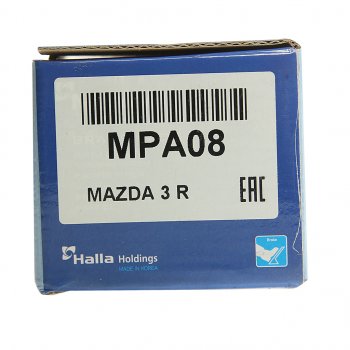 2 579 р. Колодки тормозные задние (4шт.) MANDO Mazda 3/Axela BL дорестайлинг, хэтчбэк 5 дв. (2009-2011)  с доставкой в г. Керчь. Увеличить фотографию 4