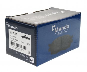 1 499 р. Колодки тормозные ЛАДА Largus RENAULT Logan,Clio PEUGEOT передние (4шт.) MANDO MANDO mpc01  с доставкой в г. Керчь. Увеличить фотографию 2