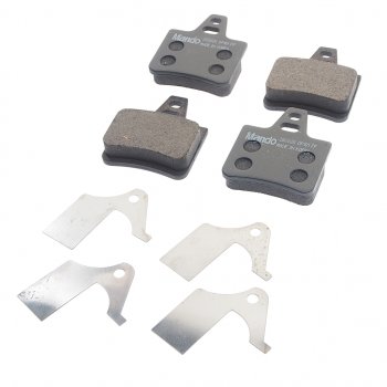 1 039 р. Колодки тормозные PEUGEOT 306 (94-01) задние (4шт.) MANDO MANDO mpc03 MANDO mpc03  с доставкой в г. Керчь. Увеличить фотографию 1