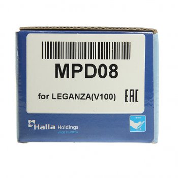 1 599 р. Колодки тормозные DAEWOO Nexia, Nubira CHEVROLET Lacetti (03-) передние (4шт.) MANDO MANDO mpd08 MANDO mpd08  с доставкой в г. Керчь. Увеличить фотографию 4