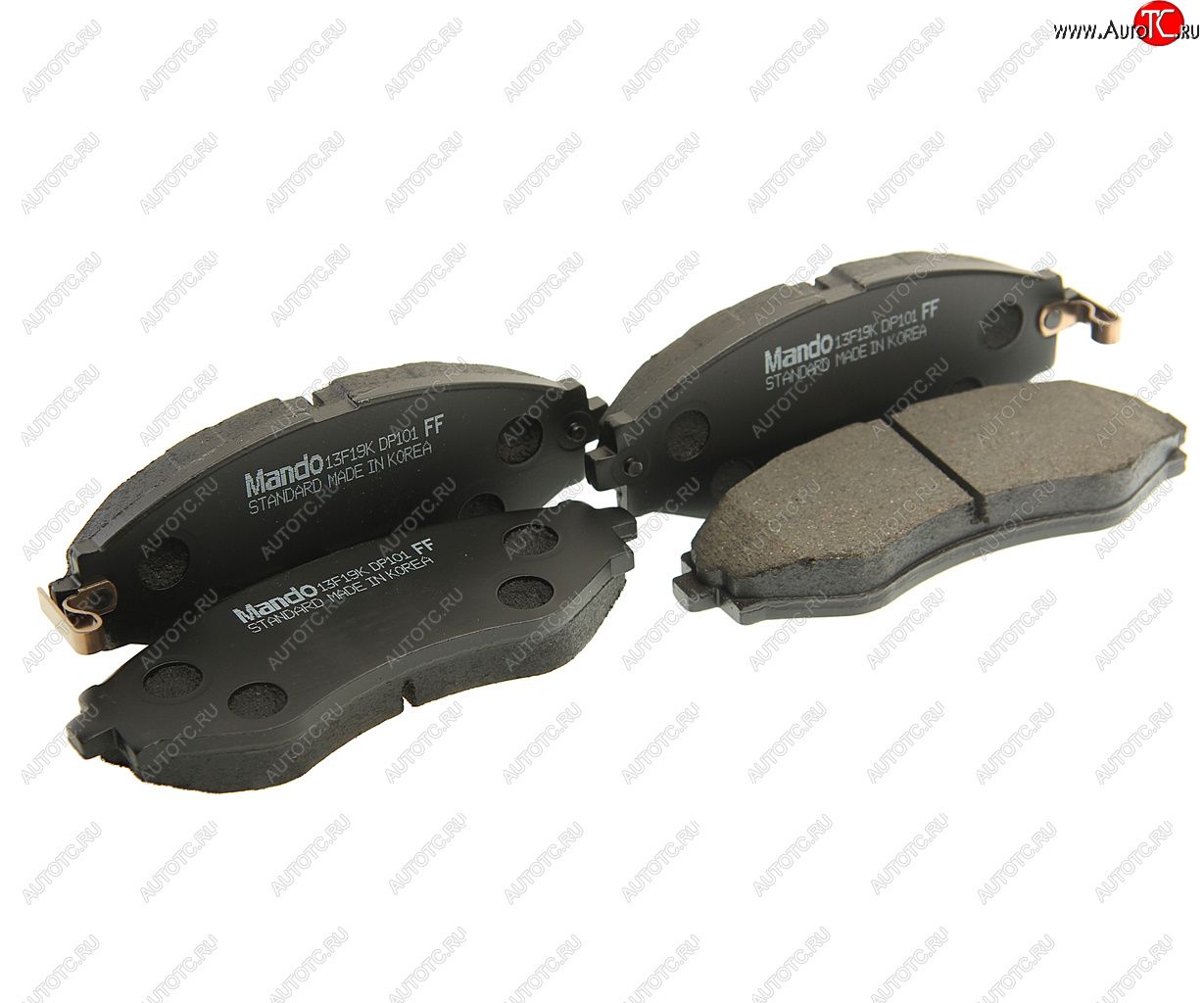 1 599 р. Колодки тормозные DAEWOO Nexia, Nubira CHEVROLET Lacetti (03-) передние (4шт.) MANDO MANDO mpd08 MANDO mpd08  с доставкой в г. Керчь