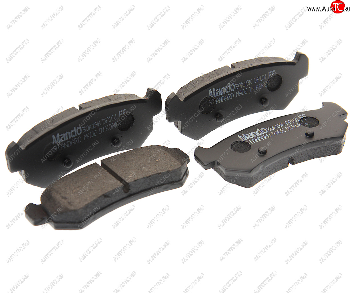 1 499 р. Колодки тормозные CHEVROLET Lacetti (-06),Nubira (1.41.8) (03-) задние (4шт.) MANDO MANDO mpd22  с доставкой в г. Керчь