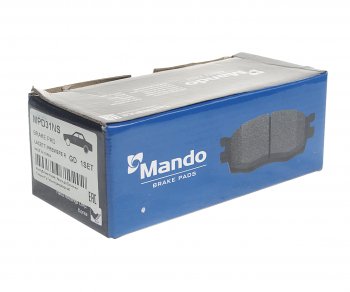 1 179 р. Колодки тормозные CHEVROLET Cruze (09-),Orlando (10-) задние (4шт.) MANDO MANDO mpd31ns MANDO mpd31ns  с доставкой в г. Керчь. Увеличить фотографию 2