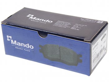 669 р. Колодки тормозные передние (4шт.) MANDO Hyundai Elantra J1 седан (1990-1995)  с доставкой в г. Керчь. Увеличить фотографию 2