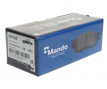 959 р. Колодки тормозные передние (4шт.) MANDO Hyundai Sonata YF (2009-2014)  с доставкой в г. Керчь. Увеличить фотографию 2