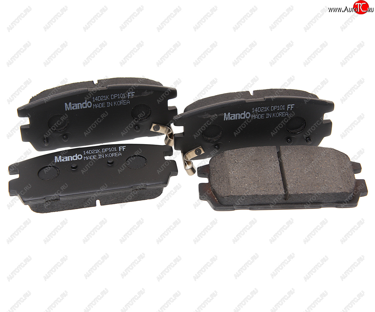 1 169 р. Колодки тормозные HYUNDAI Terracan (01-) задние (4шт.) MANDO MANDO mph25  с доставкой в г. Керчь