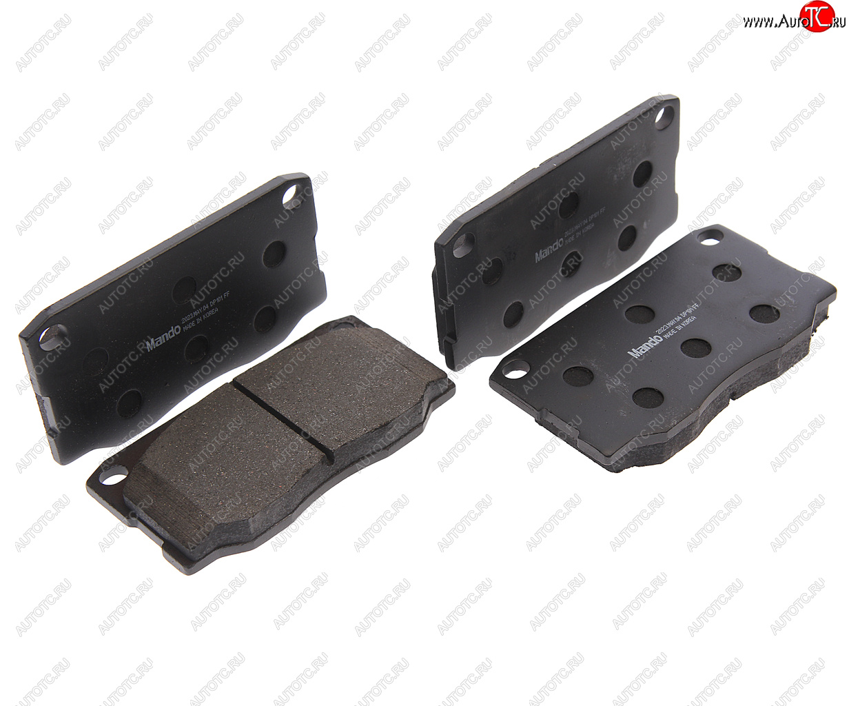 2 369 р. Колодки тормозные HYUNDAI HD65,72,County дисковые передние (4шт.) MANDO MANDO mph32  с доставкой в г. Керчь
