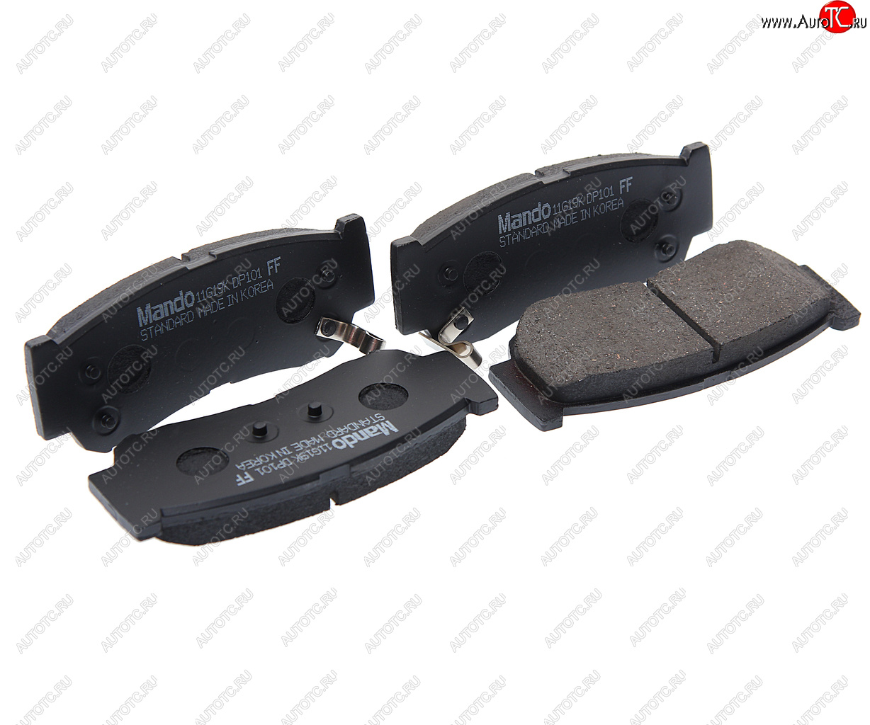 1 839 р. Колодки тормозные HYUNDAI Santa Fe (06-),H-1 KIA Sorento (06-) задние (4шт.) MANDO MANDO mph34 MANDO mph34  с доставкой в г. Керчь