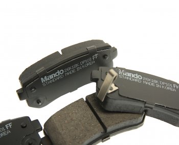 1 369 р. Колодки тормозные HYUNDAI Accent (06-),i30 KIA Ceed,Rio (05-) задние (4шт.) MANDO MANDO mph35ns  с доставкой в г. Керчь. Увеличить фотографию 2