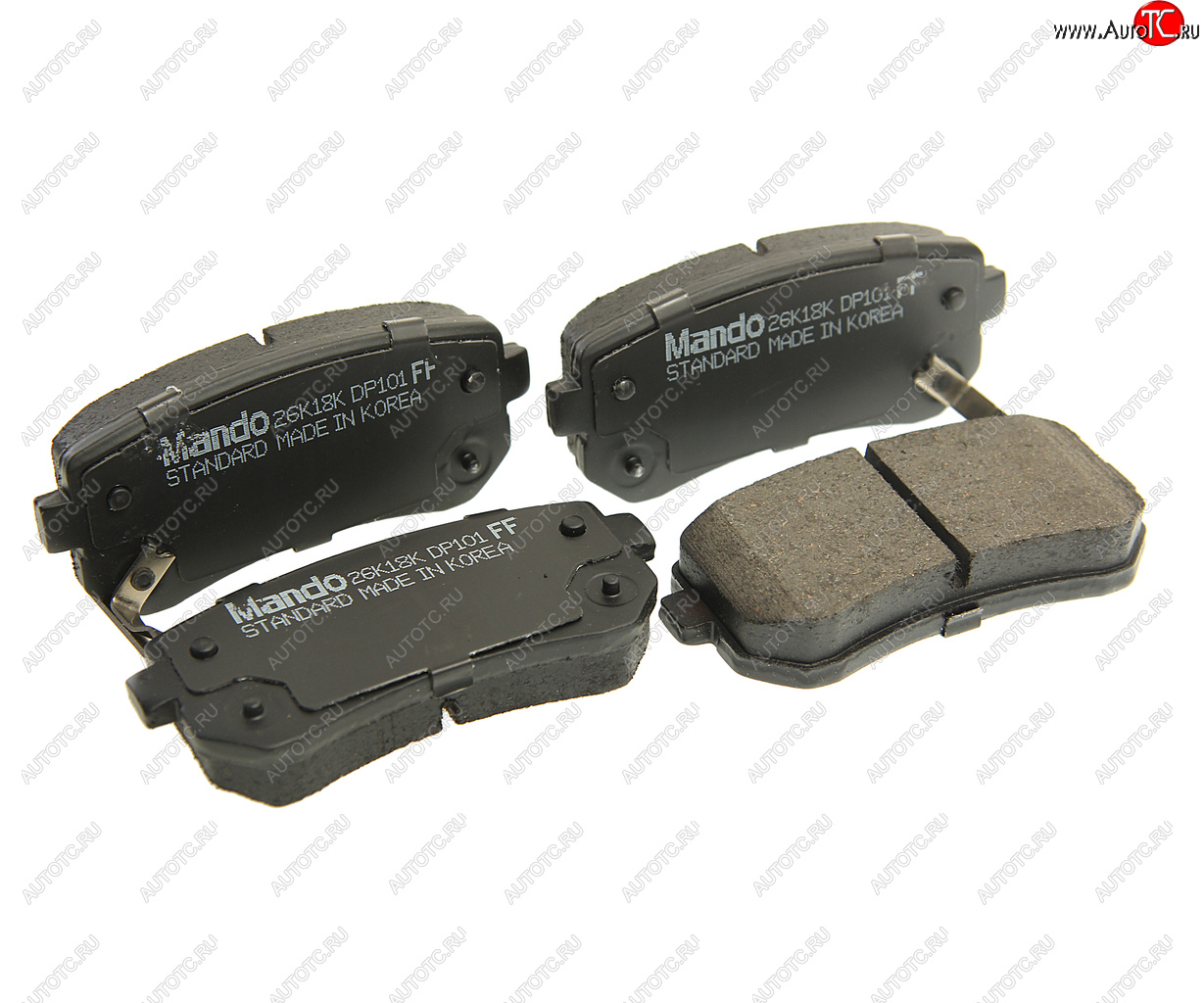 1 369 р. Колодки тормозные HYUNDAI Accent (06-),i30 KIA Ceed,Rio (05-) задние (4шт.) MANDO MANDO mph35ns  с доставкой в г. Керчь