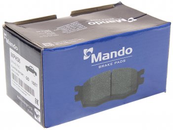 2 659 р. Колодки тормозные передние (4шт.) MANDO Hyundai Elantra AD дорестайлинг (2016-2019)  с доставкой в г. Керчь. Увеличить фотографию 2
