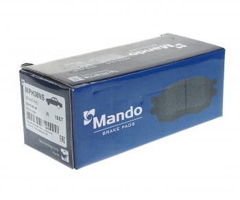 2 849 р. Колодки тормозные HYUNDAI Santa Fe (06-) передние (4шт.) MANDO MANDO mph38ns  с доставкой в г. Керчь. Увеличить фотографию 2
