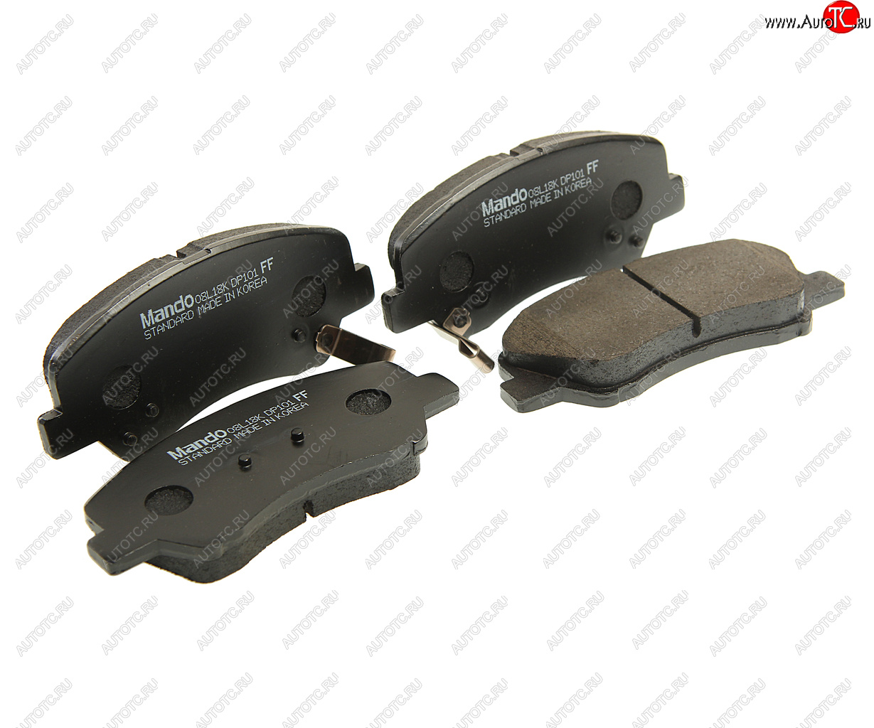 2 599 р. Колодки тормозные передние (4шт.) MANDO Hyundai Sonata DN8 (2019-2022)  с доставкой в г. Керчь