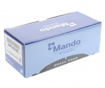 2 779 р. Колодки тормозные передние (4шт.) R15 MANDO Hyundai Elantra AD дорестайлинг (2016-2019)  с доставкой в г. Керчь. Увеличить фотографию 2