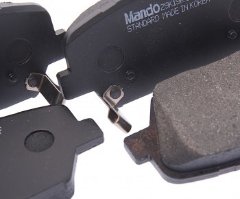 1 039 р. Колодки тормозные HYUNDAI Elantra (11-) передние (4шт.) MANDO MANDO mph50 MANDO mph50  с доставкой в г. Керчь. Увеличить фотографию 2