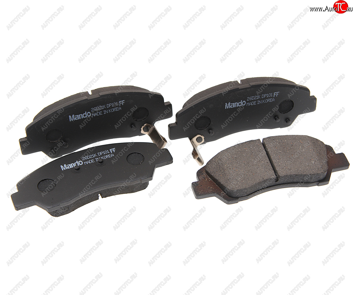 699 р. Колодки тормозные HYUNDAI i10 (13-) передние (4шт.) MANDO MANDO mph54  с доставкой в г. Керчь
