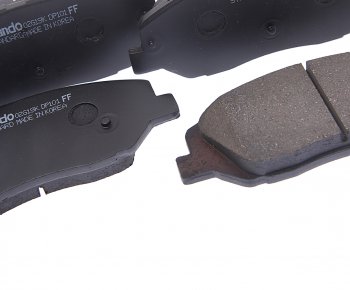 1 539 р. Колодки тормозные HYUNDAI Santa Fe (12-) KIA Sorento (12-) передние (4шт.) MANDO MANDO mph65  с доставкой в г. Керчь. Увеличить фотографию 2