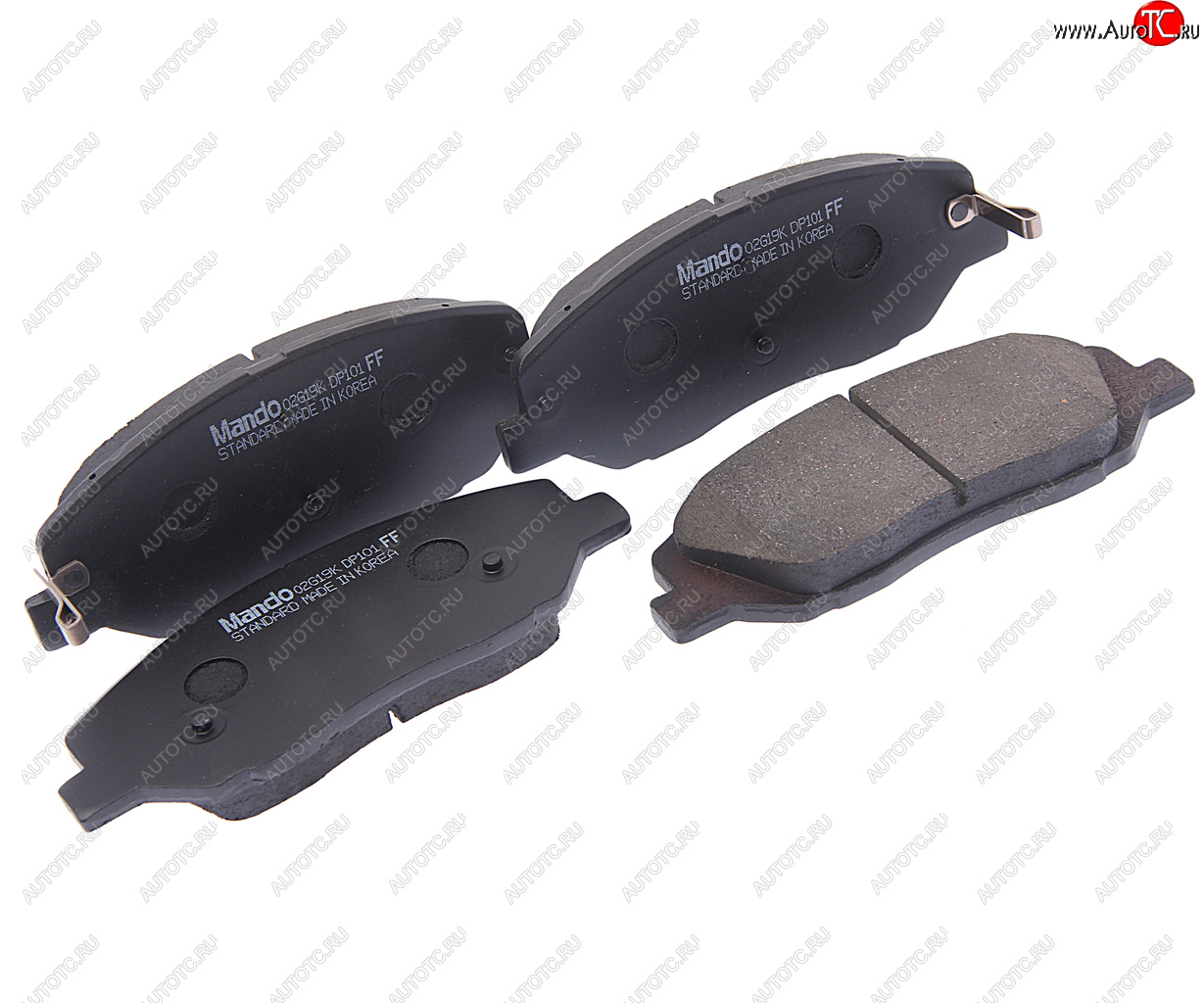 1 539 р. Колодки тормозные HYUNDAI Santa Fe (12-) KIA Sorento (12-) передние (4шт.) MANDO MANDO mph65  с доставкой в г. Керчь