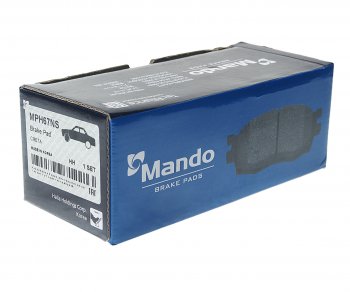 2 989 р. Колодки тормозные HYUNDAI Creta (17-),i30 KIA Ceed (07-) передние (4шт.) MANDO MANDO mph67ns MANDO mph67ns  с доставкой в г. Керчь. Увеличить фотографию 2